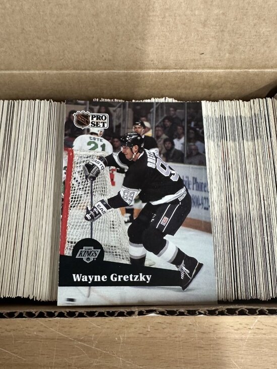 1991-92 Pro Set NHL Hockey Series 1 Complete Set 1-345 Lemieux Gretzky Jagr - Picture 1 of 1